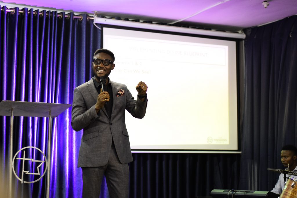 Lead Pastor, Frederick Adetiba teaching on the first part of the series Implementing Divine Blueprint