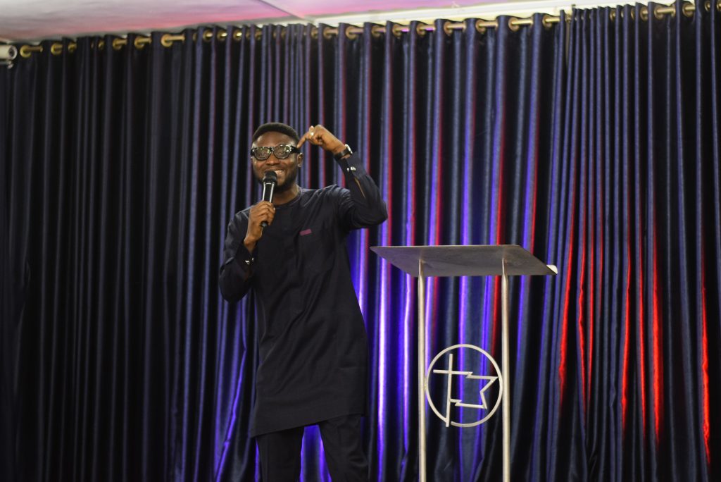 Lead Pastor, Frederick Adetiba teaching on the second part of the series Implementing Divine Blueprint